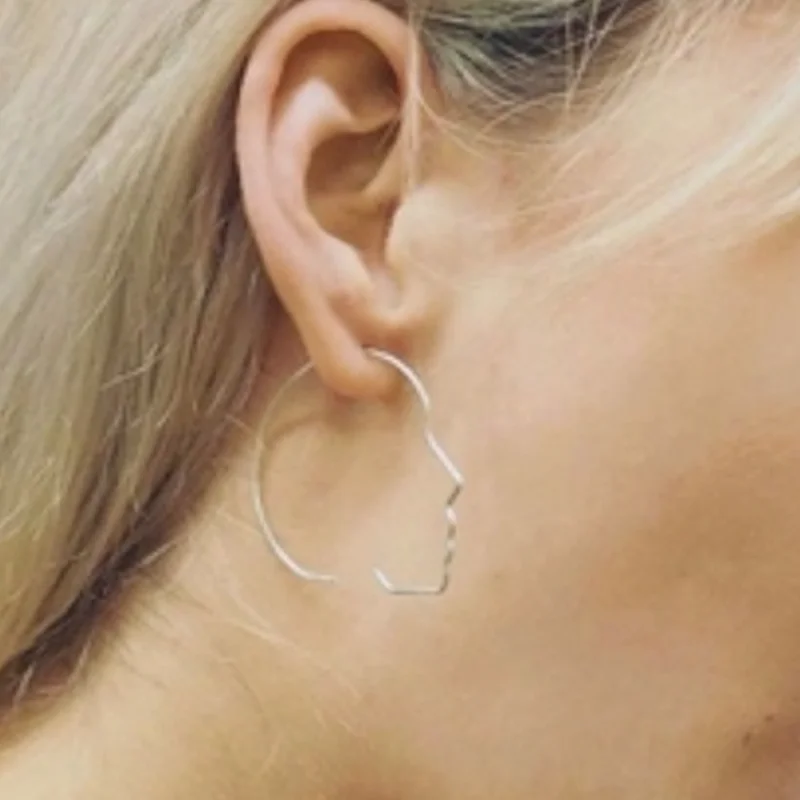 Женские серьги кольца с большой проволокой бижутерия 2017|hoop earrings for women|fashion hoop