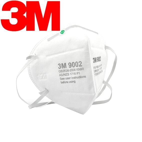 3M 9002 KN90 складной Пылезащитная маска для головы(промышленное загрязнение/Защита от езды на велосипеде/PM2.5