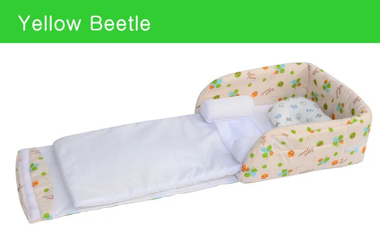 Free Shipping Newborn baby Crib 0-6 months 2colors portable Bed in foldable bassinet Safe cot folding bed | Мебель