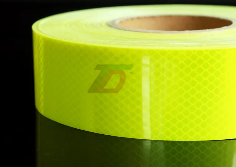 2 &quot* 50 yd флуоресцентная желтая супер Светоотражающая клейкая лента для