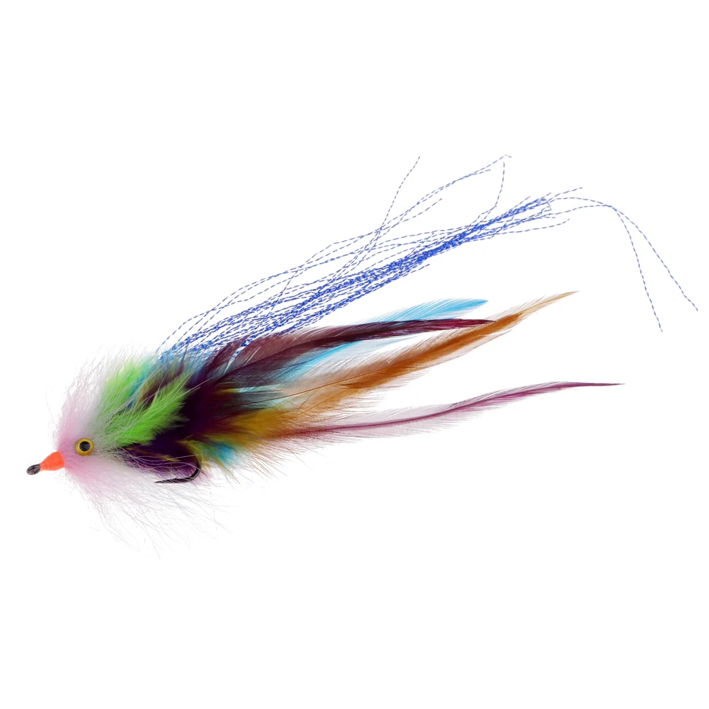 Нахлыстовая рыбалка соленая вода Flie Streamer Steelhead лосось стрейпер Искусственные