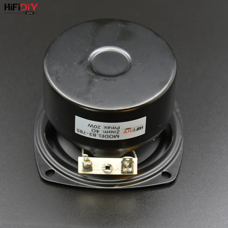 HIFIDIY LIVE Hi-Fi 3 дюймов 78 мм полный частотный динамик блок 4OHM 20 Вт высокое альт бас громкоговоритель B3-78S