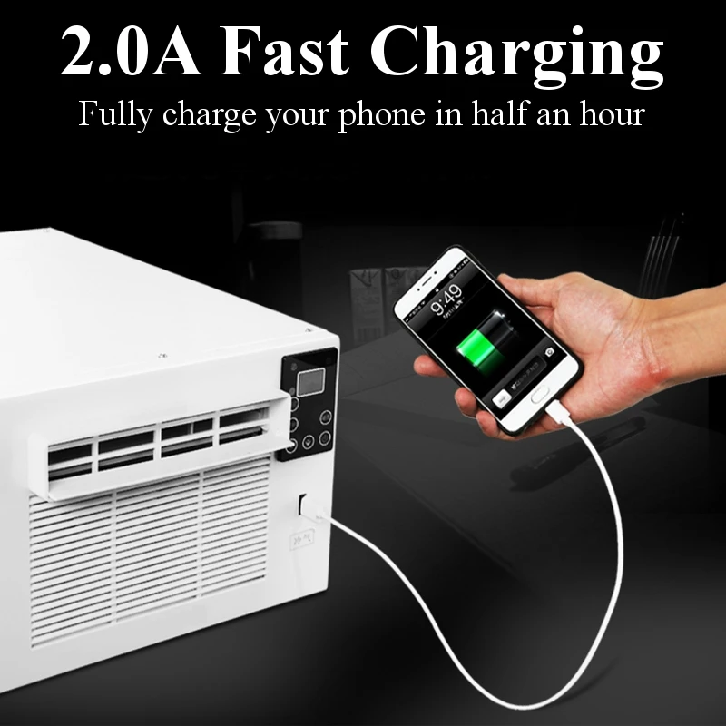 1100W Настольный кондиционер 220 V/AC таймер на 24 часа машина для изготовления холодного/тепла двойного назначения с пультом дистанционного управления светодиодный пульт управления Pet осушитель воздуха conditione