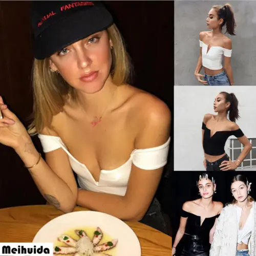 Женский топ без рукавов с открытыми плечами для девушек и женщин повседневный