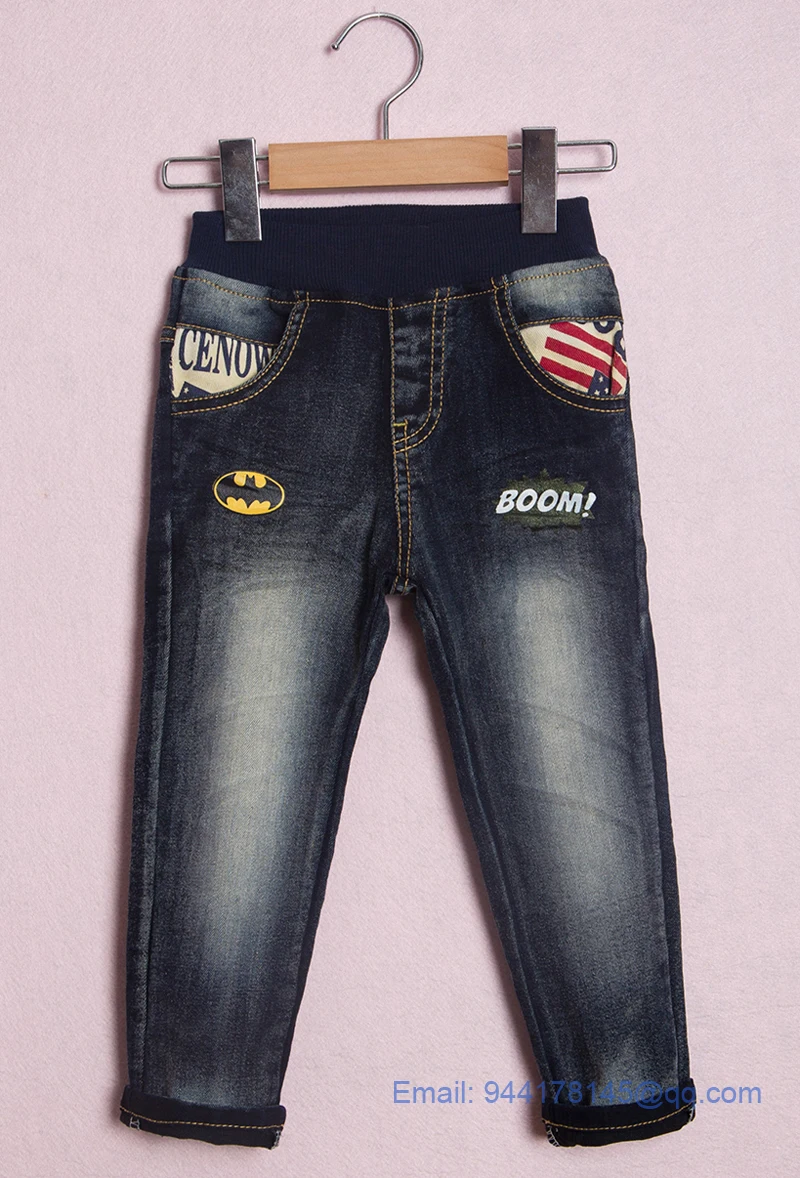 Новинка джинсы для маленьких мальчиков на весну и осень Сильно облегающие брюки
