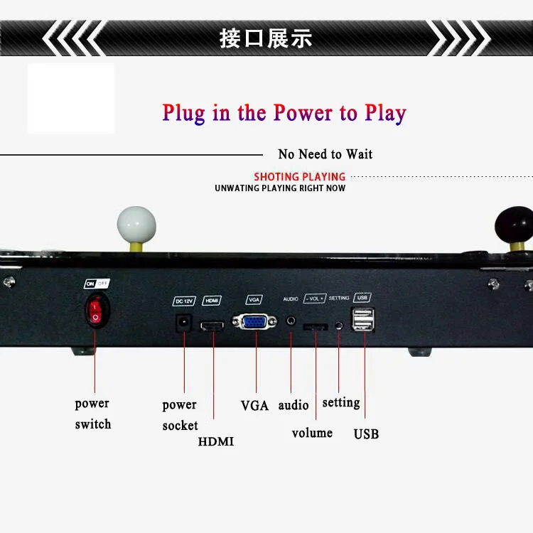 2018 Горячая продажа 1299 в 1 5s ТВ jamma аркадная игровая консоль с коробкой выход VGA HDMI