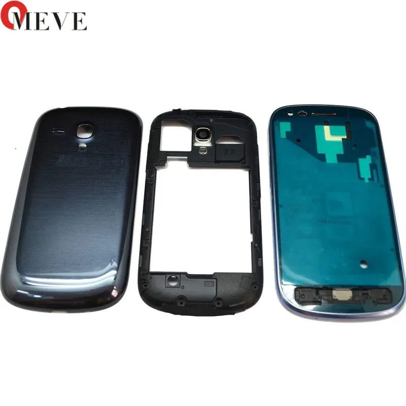 Для Samsung Galaxy S3mini SIII s3 mini рамка для передней панели с ЖК дисплеем и корпусом + Крышка