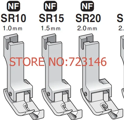 

SR10 SUISEI 1MM RIGHT COMPENSATING FOOT for Brother seiko singer durkopp siruba TYPICAL PFAFF JUKI MITSUBISHI KANCAI JACK