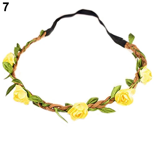 

Hot Beautiful Boho Style Floral Flower Women Girls Hairband Headband Festival Party Wedding Hairwear 8N6L