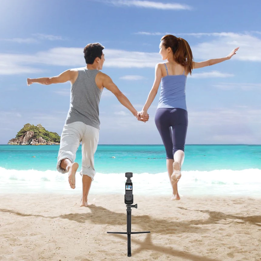 Селфи палка полюс удлинитель для DJI Osmo Карманный 1/4 адаптер подключения Штатив OSMO
