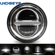 Undoeve 5 75 &quotкруглые фары 3/4 дюйма светодиодные DRL для мотоциклов Dyna