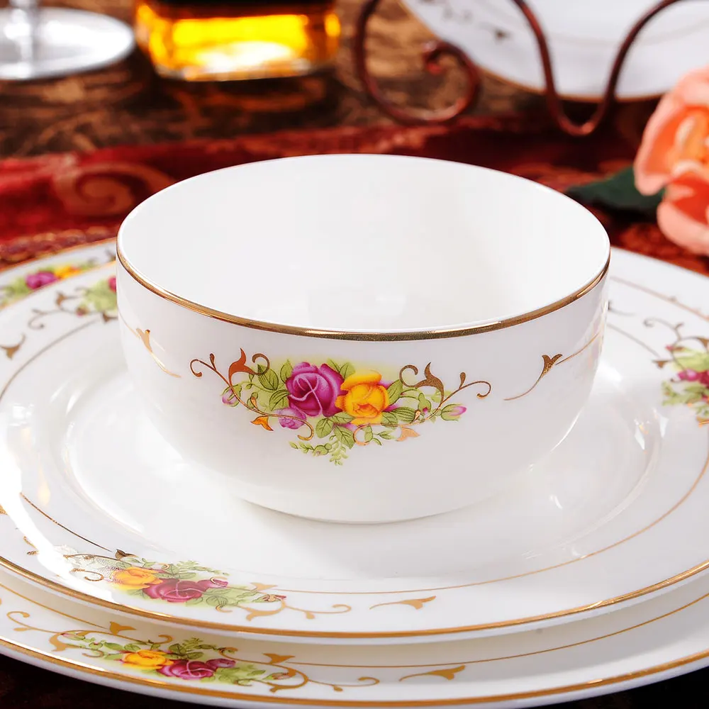 Jingdezhen посуда Guci 56 Подлинная китайская миска и ложка наборы костюмы в Пномпень |