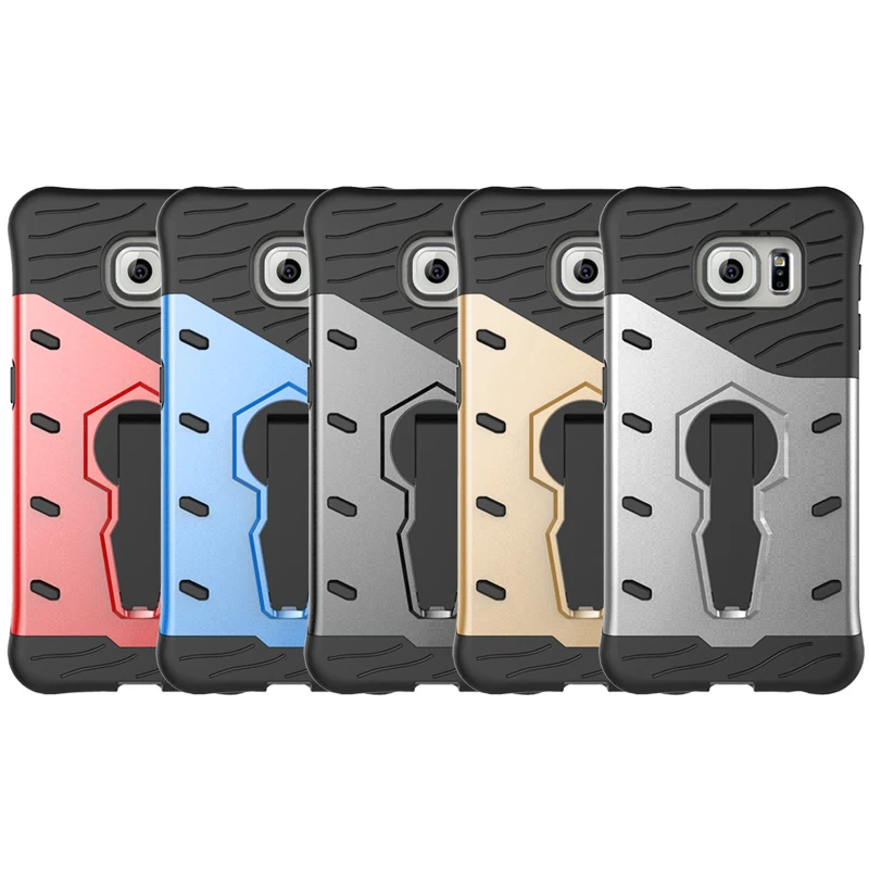 100 шт./лот. тяжелых ударопрочный анти шок 360 градусов kickstand тпу + pc hybrid case для samsung