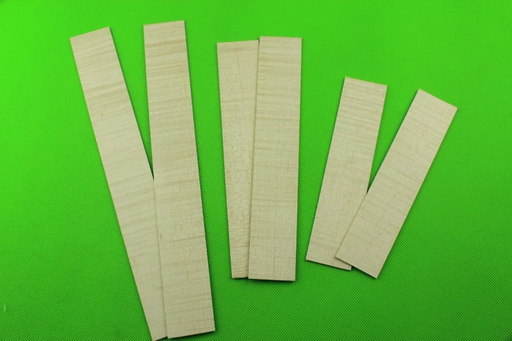 

1 set violin side sheet flamed maple, Natural maple violin Side panels