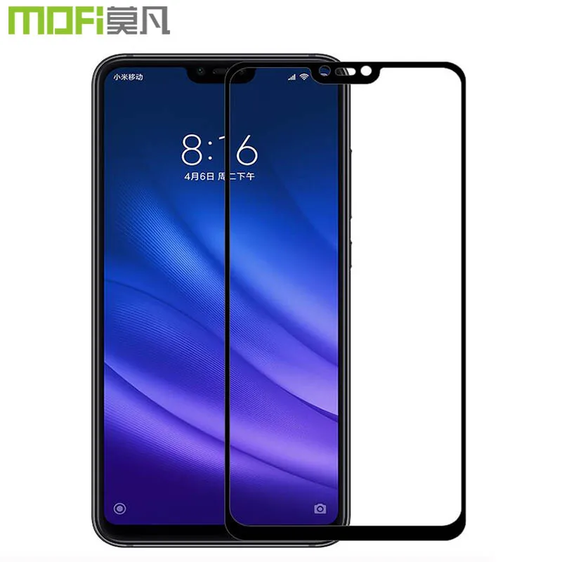 Закаленное стекло xiaomi mi 8 lite полное покрытие оригинальная Защитная пленка для