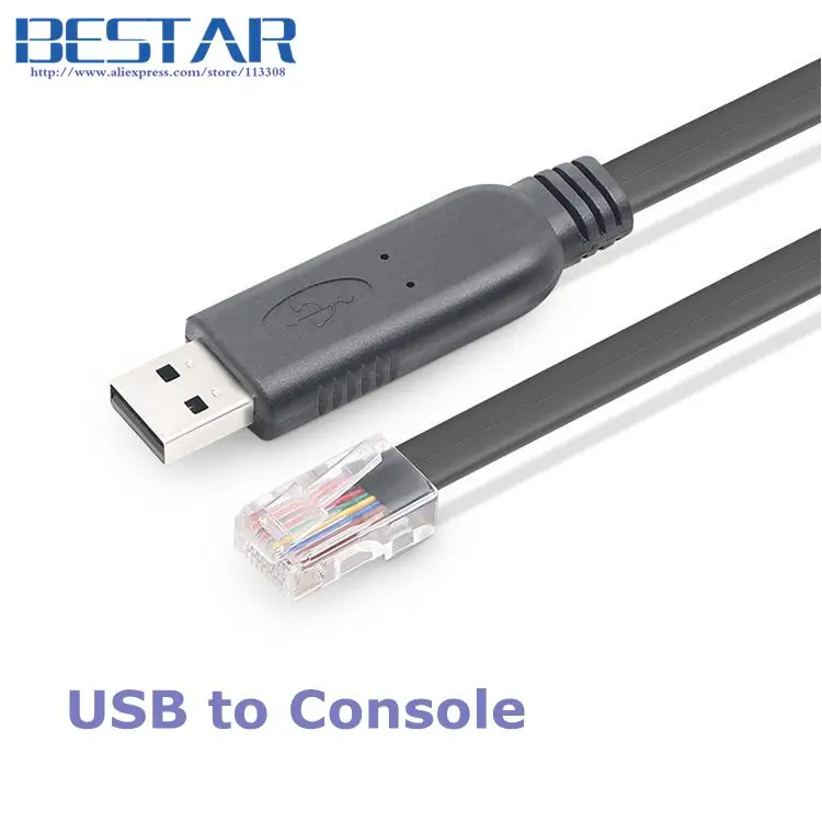 6 футов сетевые роутеры FTDI USB RS232 к RJ45 консоль Мужской кабель для Cisco роутер huawei ZTE
