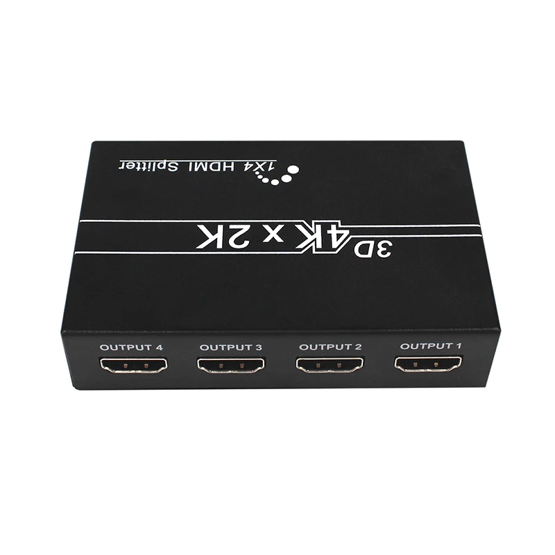 HDMI сплиттер 1X4 ретранслятор усилитель 1 4 версия 3D 4K60Hz в out конвертер адаптер для ТВ