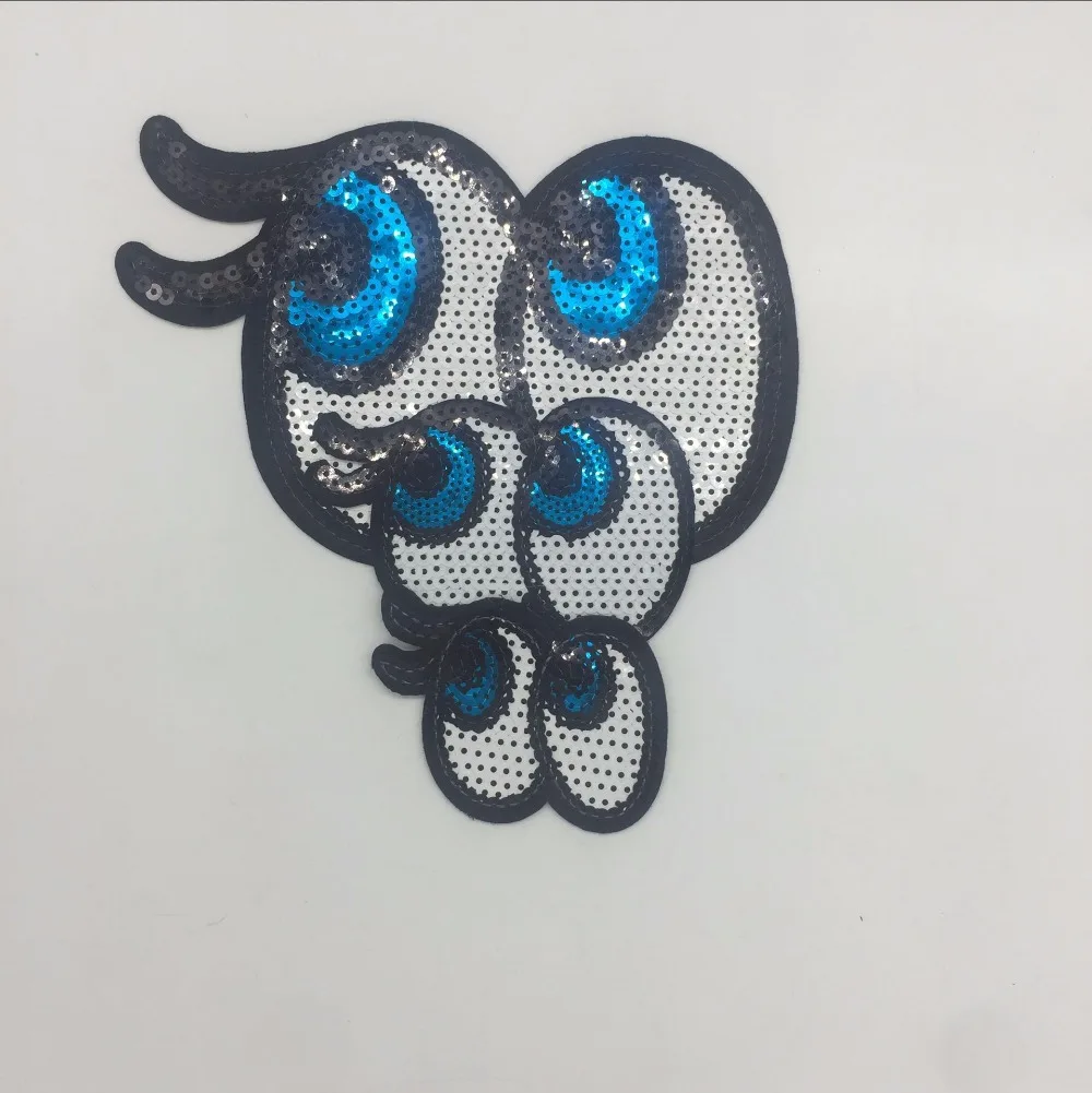 3 Sizes Sequins Patches For Clothes Embroidered Iron On Patch Stage Clothing Accessory Applique Badge | Дом и сад