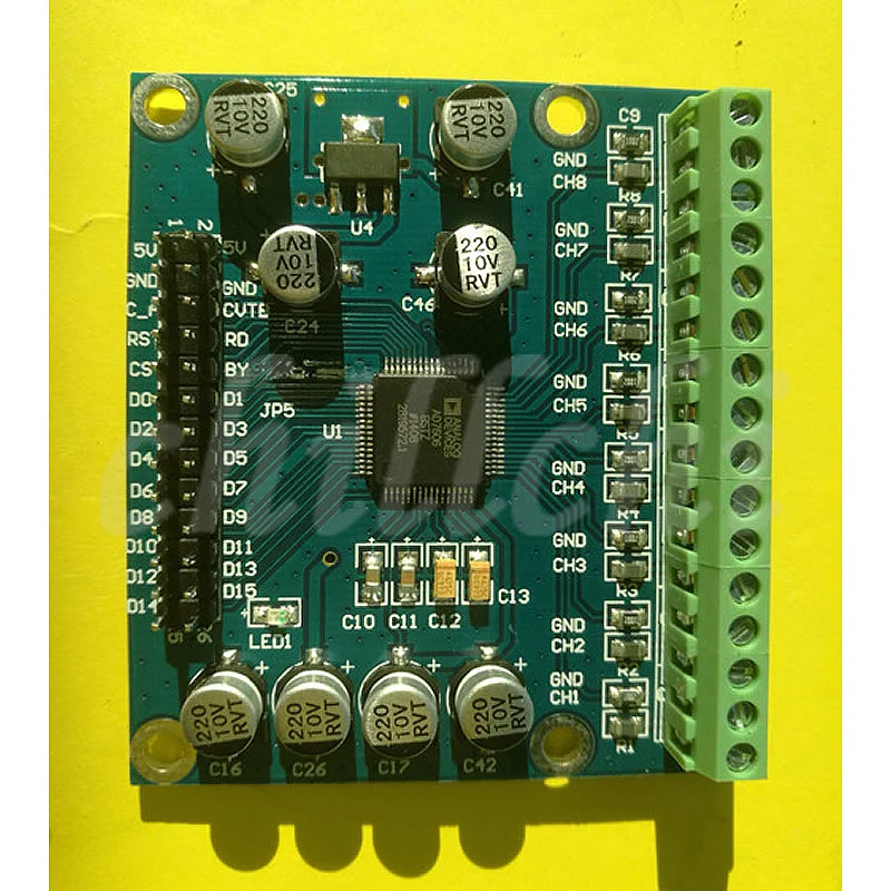 AD7606 высокоскоростной 16 битный 8 канальный синхронный модуль ADC биполярная