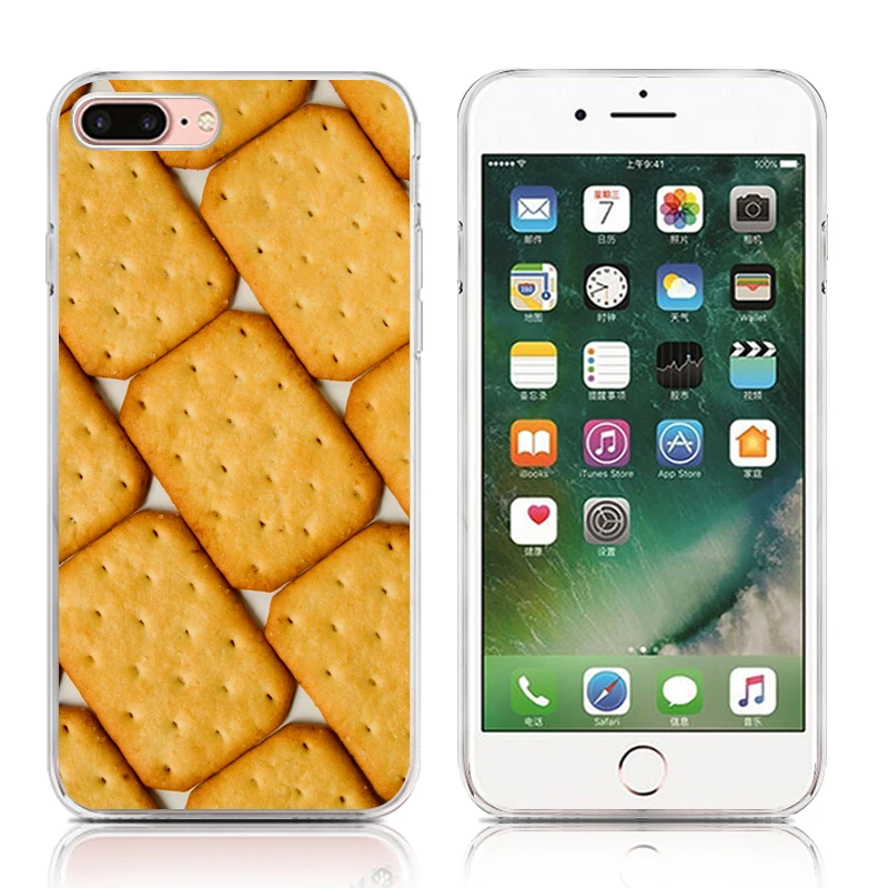 Food Series Phone Case For iPhone 4 4s 5 5s Se 6 6s Plus 7 High Quality Painted TPU Soft Silicone Cover Shell | Мобильные телефоны
