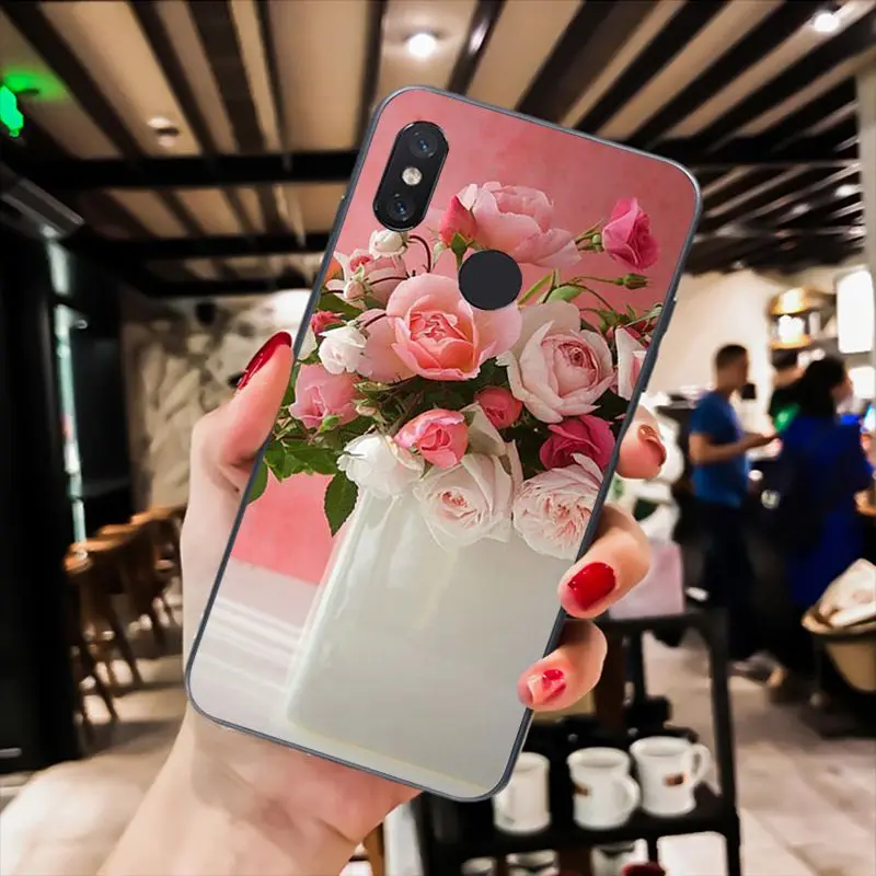 Babaite элегантный розовый фиолетовый пион на вазе чехол для телефона для Xiaomi MiA1 A2 lite F1 Redmi 6A 4X 5Plus S2 Note7 Redmi Note4