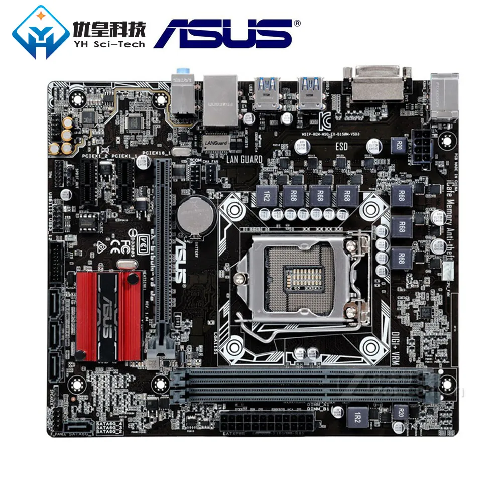 Asus EX B150M V5 D3 Intel B150 оригинальная материнская плата для настольных ПК LGA 1151 Core
