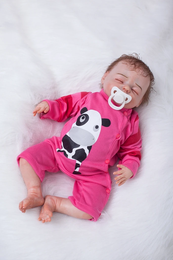 100% нетоксичный бутик 51 см кукла Bebe Кукла Reborn Мягкий Силиконовый мальчик девочка