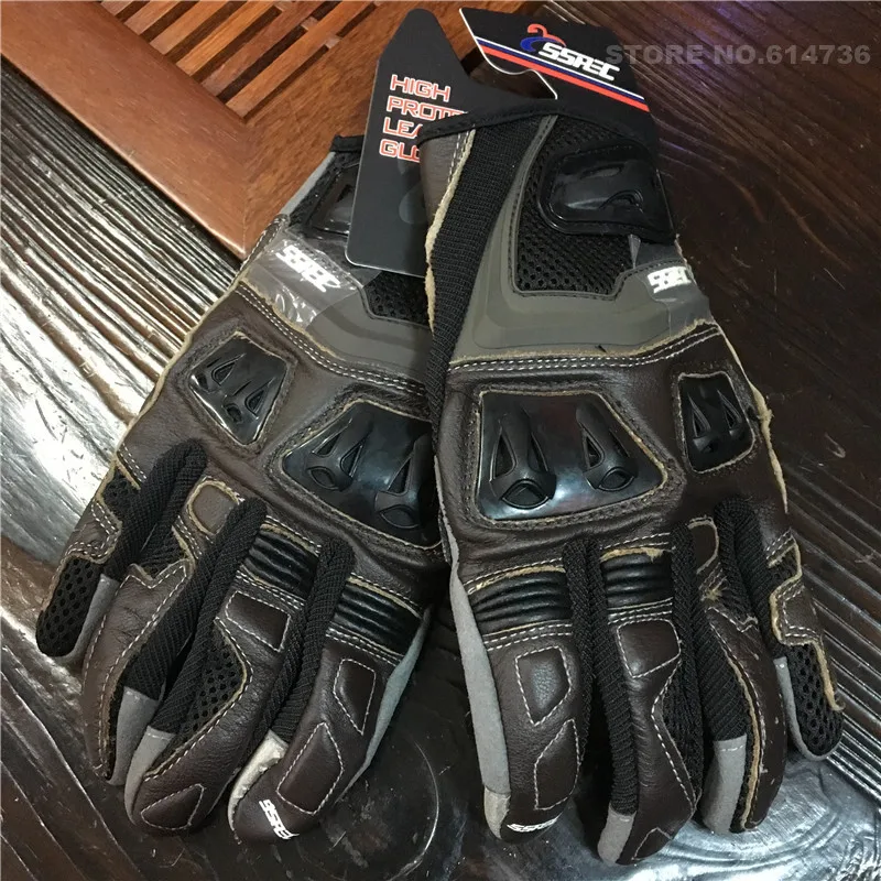 Дышащие летние Мотоциклетные Перчатки SSPEC с сенсорным экраном перчатки в стиле