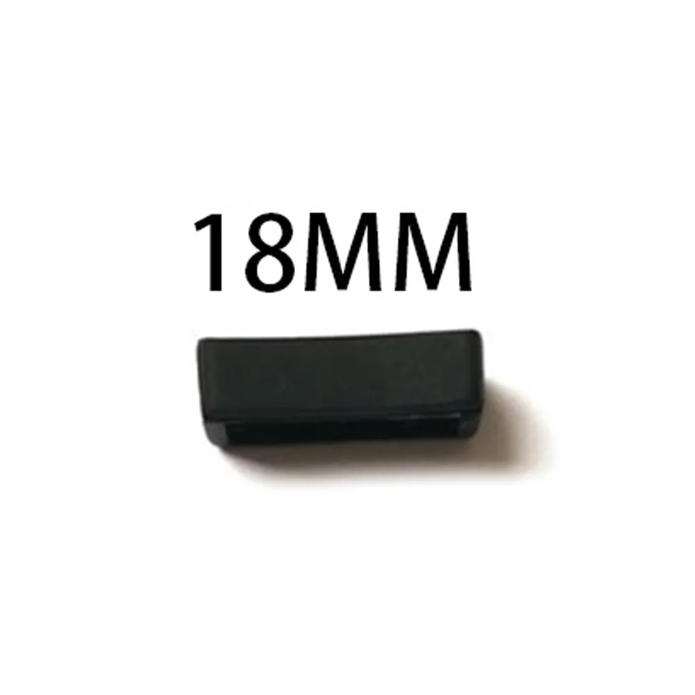 5 шт./компл. Ремешки для наручных часов Ремешок петля кольцо силиконовый черный