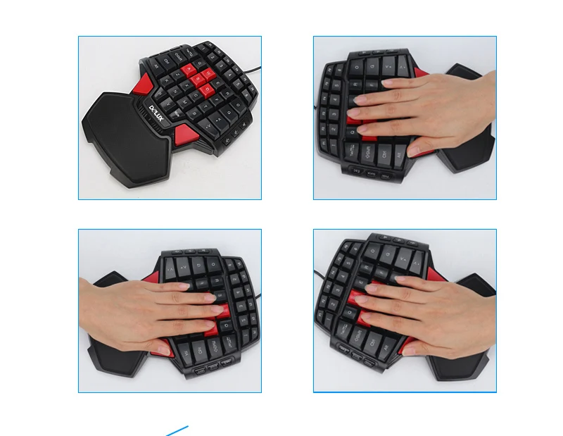 Delux Gamer Gaming T9 комбинированный набор клавиатура и мышь ПК профессиональная проводная клавиатура с 3200 dpi USB светодиодный игровая мышь