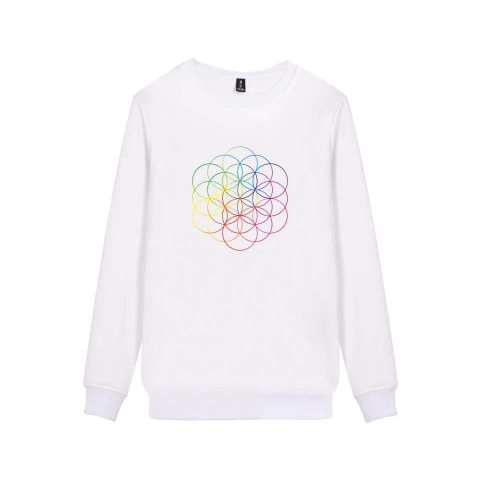 Популярный мужской свитшот рок группы Coldplay пуловер толстовка с капюшоном и Рокки