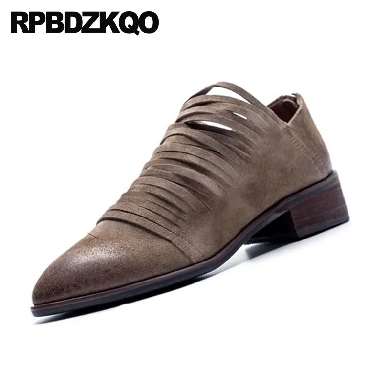 Ботильоны из натуральной кожи с молнией Размер 4 34 Новинка Дизайнерская обувь