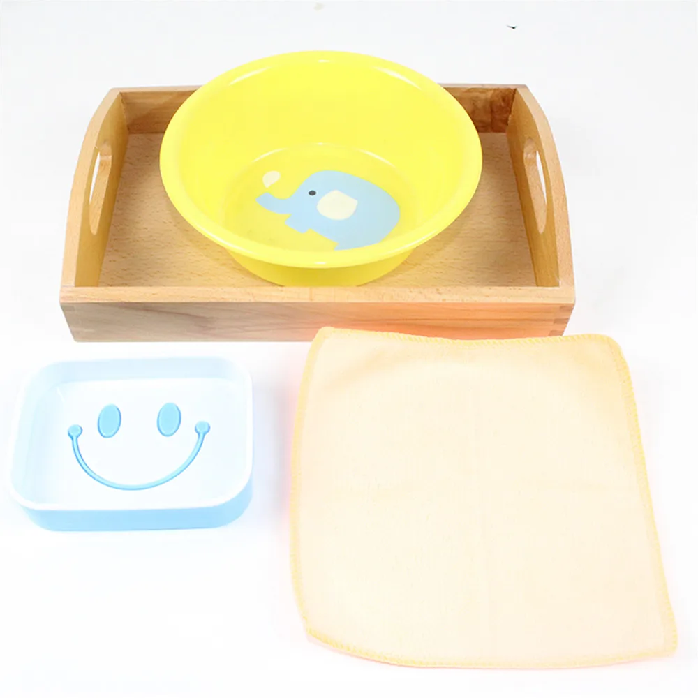 Детская игрушка Монтессори Ежедневная жизнь Ручная стирка обучение Раннее