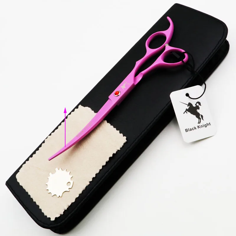 7 дюймовые ножницы для груминга домашних животных собак прямые стрижки и Розовые
