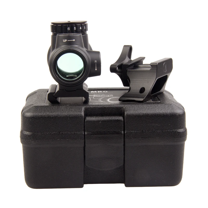 Тактический 1x Airsoft Red Dot лазерный прицел 20 мм рейку коллиматор база Охота