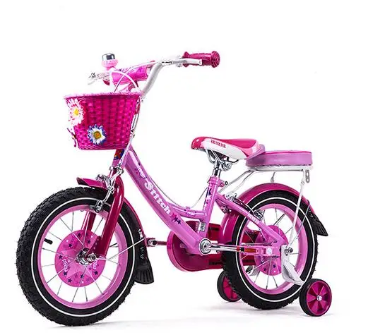 DrBike 12 дюймов стежка Русалка Розовый велосипед детский с корзиной и задней вилкой