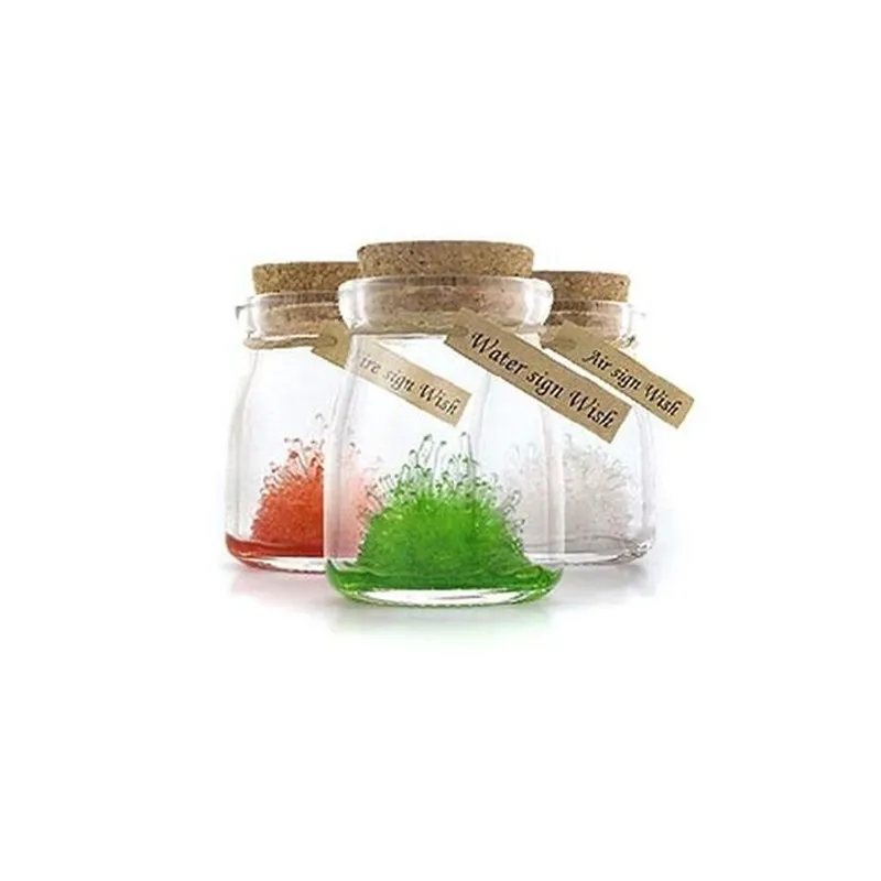 Новинка DIY хрустальные бутылочные баночки с пробкой, мини-контейнеры, бутылка, рождественский подарок, аксессуары для украшения дома