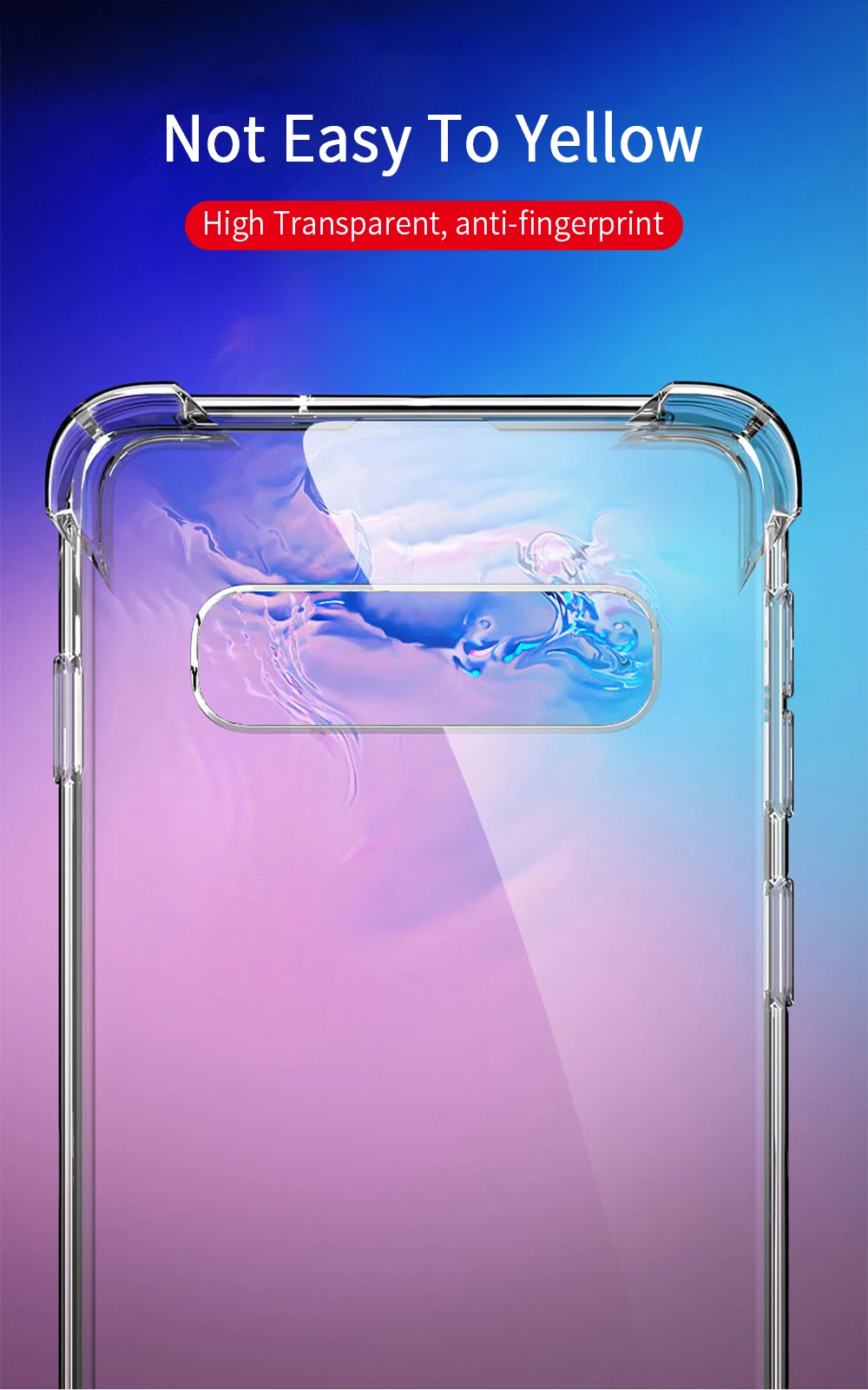 Essager Прозрачный чехол для samsung Galaxy A70 A60 A50 A40 A30 A20 S10 плюс S10E Note 9 8 A9 A8 A7 A6 S9 S8 S7 край M30 M20 M10
