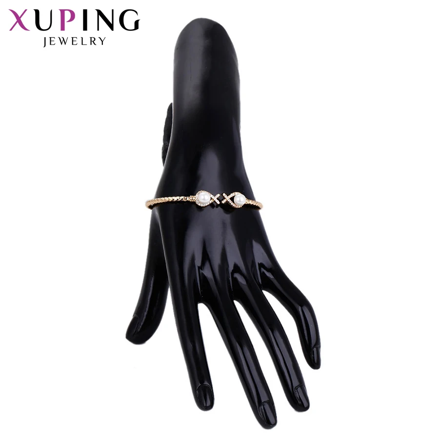 Xuping Модный Элегантный регулируемый браслет ювелирные изделия позолоченный для