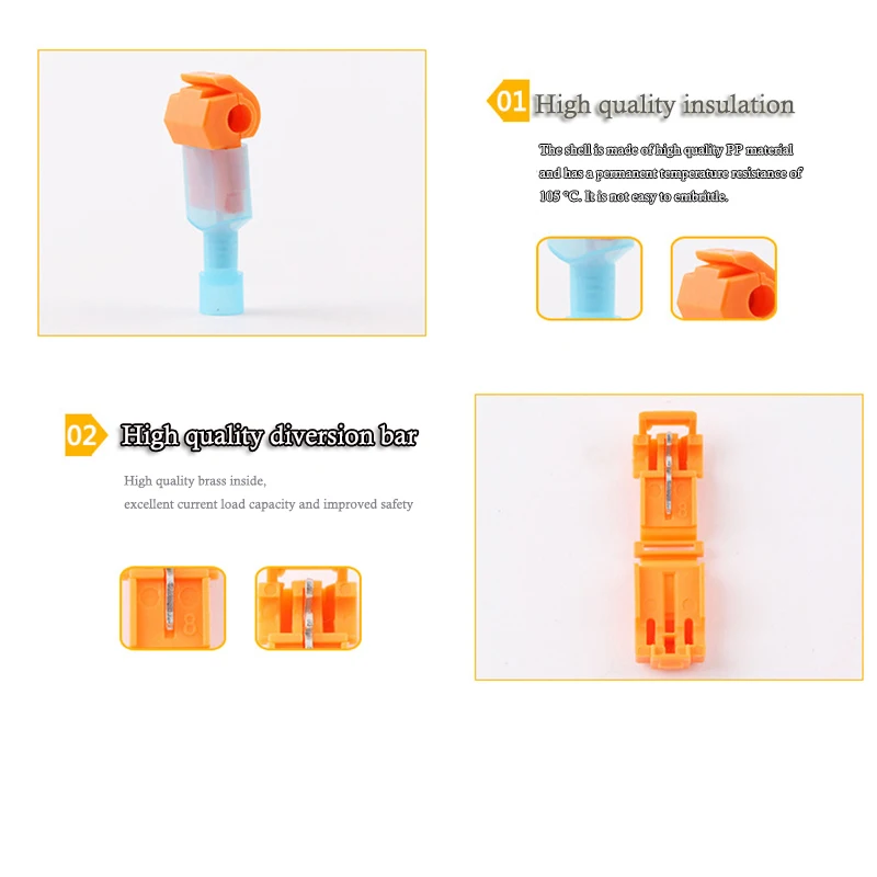 30 шт. электрические разъемы для проводов обжимные клеммы быстрое Сращивание