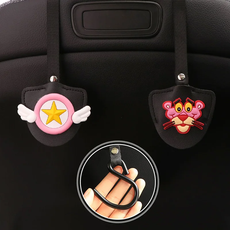 Декоративные крючки для крепления на спинку сиденья подголовник кошелек сумка