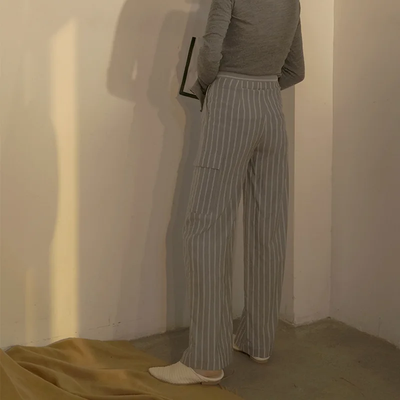 Оригинальный независимый Дизайнерский Костюм-платье 2018 осень новый узор льняная