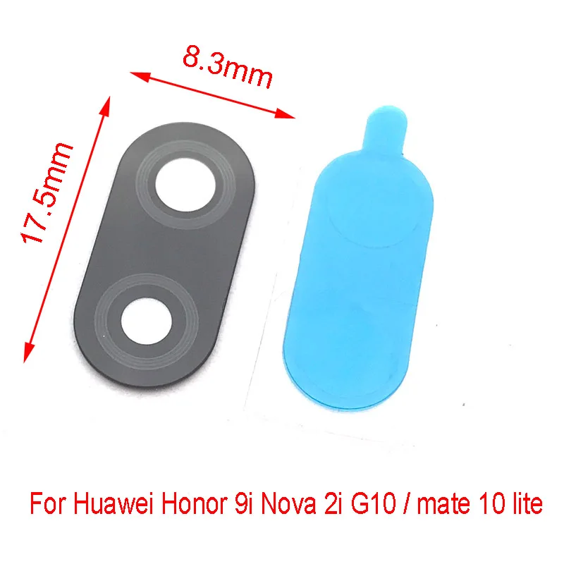 

New Rear Back Camera Glass Lens For Huawei Honor 9i Nova 2i Huawei G10 / mate 10 lite Back Camera Lens With Glue High Quality