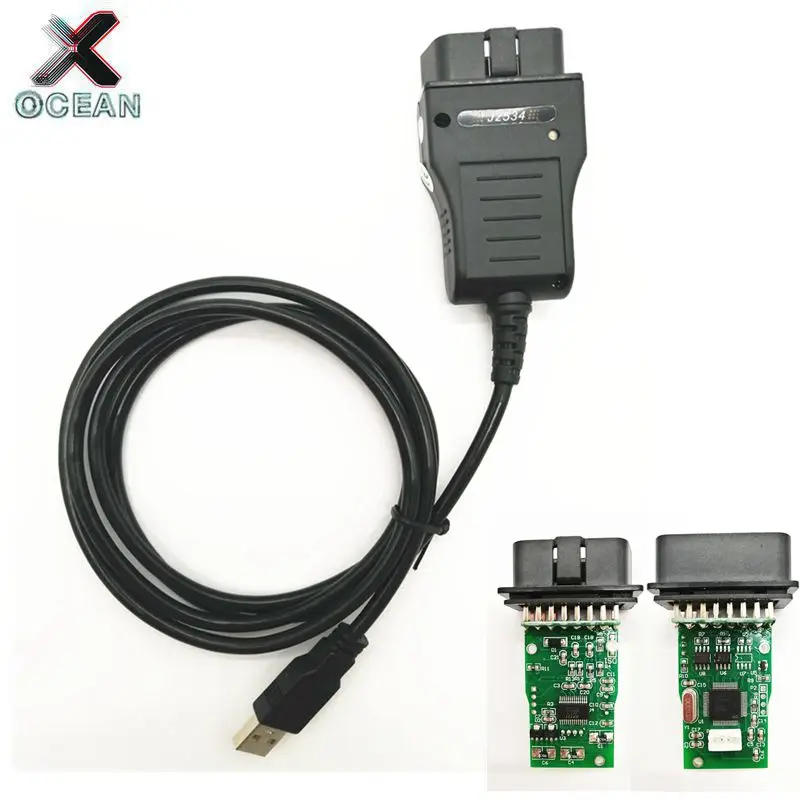 10 шт./лот Новое поступление HDS USB кабель для Honda OBD2 диагностический с несколькими