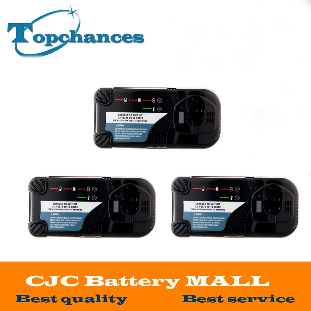 Универсальное зарядное устройство для аккумуляторной дрели 3 шт. Hitachi NI-CD Ni-MH Li-lon 7