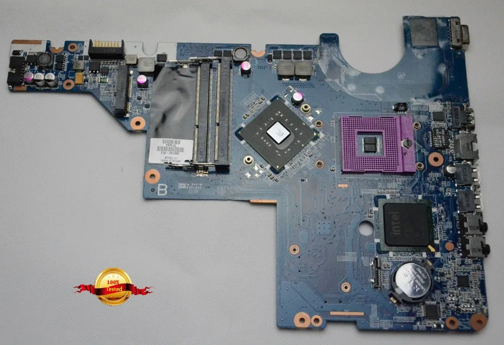 

605140-001 протестированная материнская плата для ноутбука HP COMPAQ G42 G62 CQ42 CQ62 Intel 478