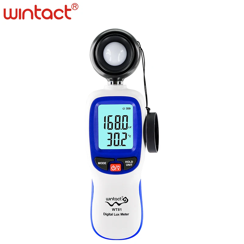 Цифровой Измеритель света Многофункциональный ручной измеритель температуры с