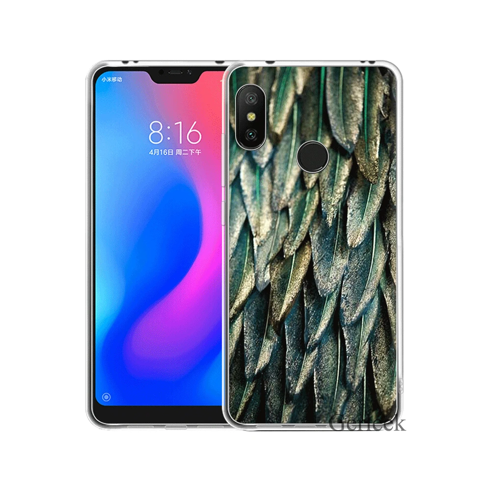Desxz Feather Hard Case For Xiaomi Mi A2 A1 5X 6X 6 8 9 9se 5 5s MAX 3 Lite Cover | Мобильные телефоны и аксессуары