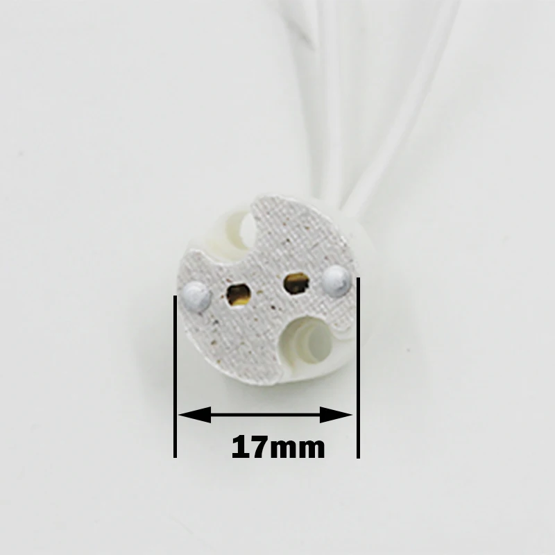 10 шт. MR16 Керамическая Лампа Цоколь гнездо LED CFL галогенная лампа держатель с