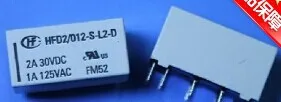 

10pcs/lot HFD2/012-S-L2D HFD2/012-S-L2 HFD2/012-S-L2-D 2A 30VDC 1A 125VAC